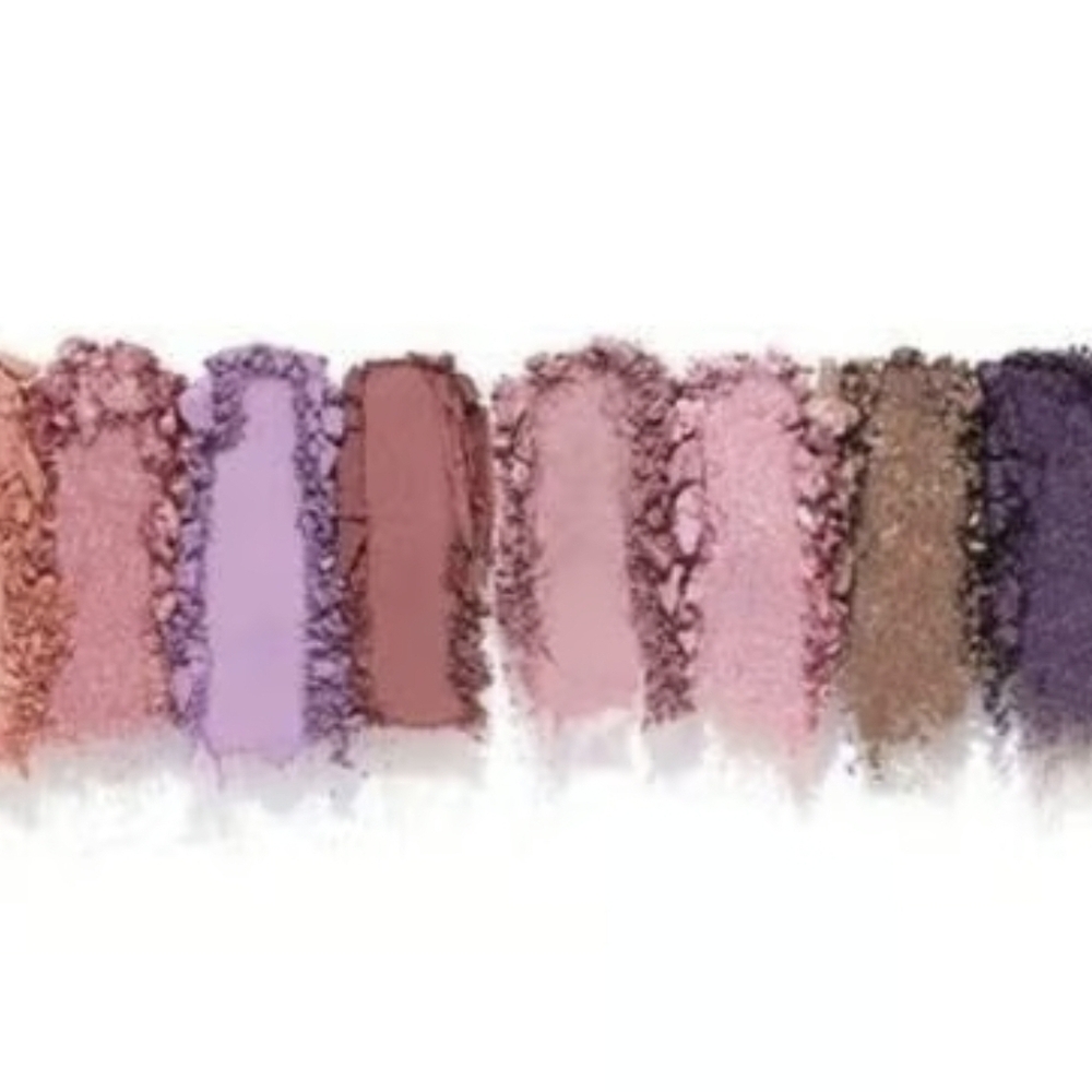 Wander Beauty Eyeshadow Palette - Peach, Lilac, Burgundy, Pink, Bronze, Violet